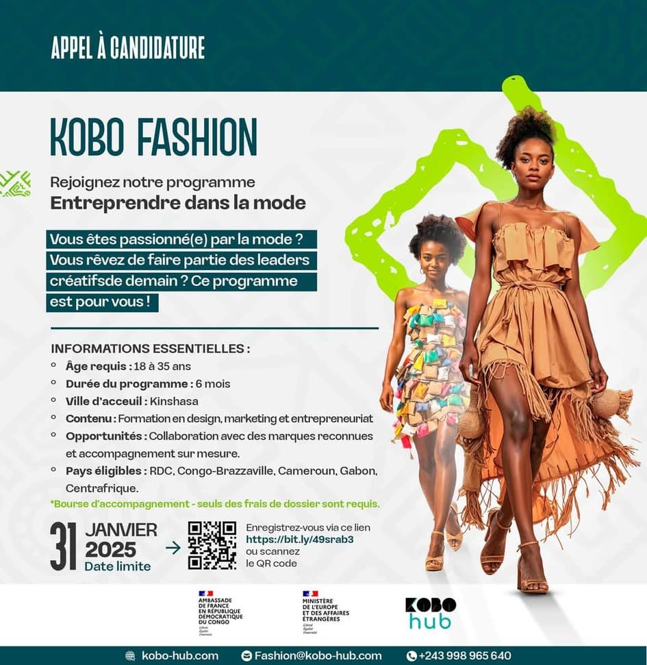 Appel à candidatures Kobo Fashion.